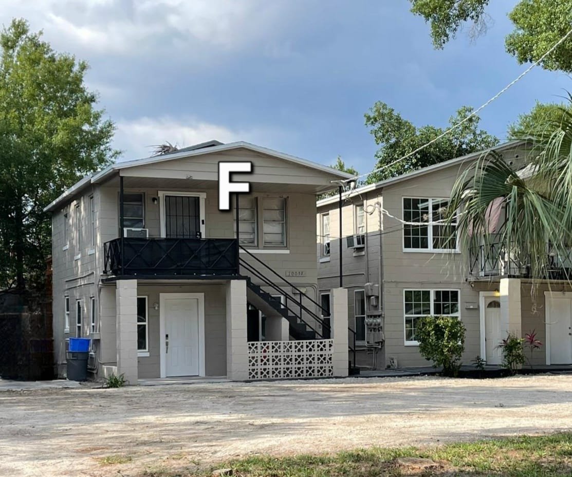 1005 W Arch Street Unit F building exterior showing current condition